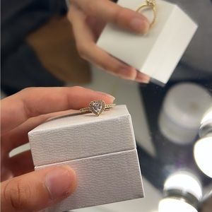 Heart pandora ring